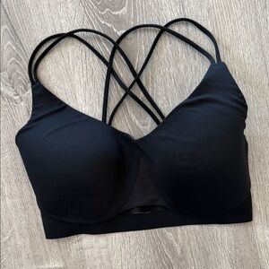 Victoria’s Secret Sport Black Strappy Bra